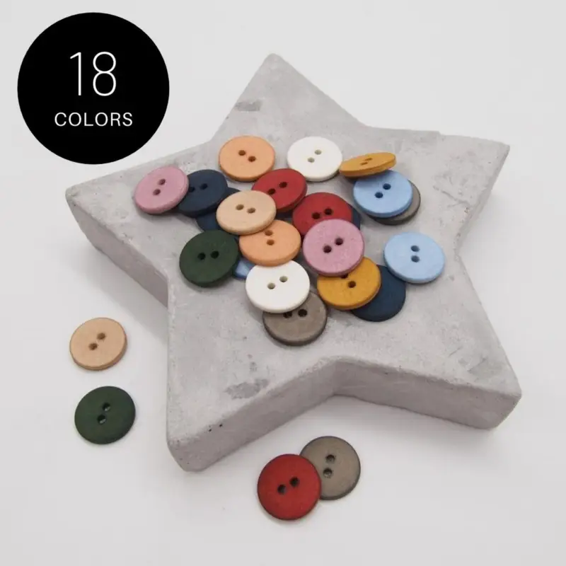 CURB COTTON BUTTON 18 mm Zertifiziert