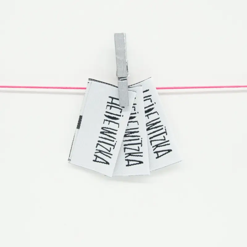 WOVEN LABEL SET HEIDEWITZKA Abverkauf