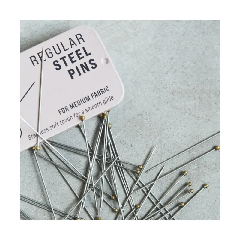 REGULAR STEEL PINS 100 pc Meistverkauft