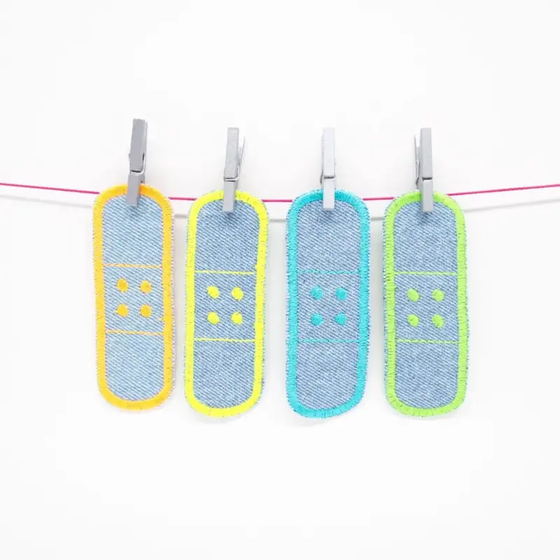 Angebot EMBROIDERED PATCH SET BAND AID (3pcs.)