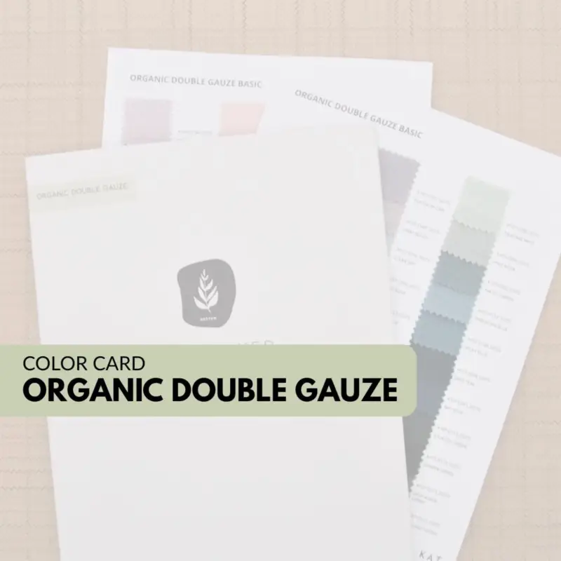 Ausverkauf COLOR CARD ORGANIC DOUBLE GAUZE VERSION 07/25