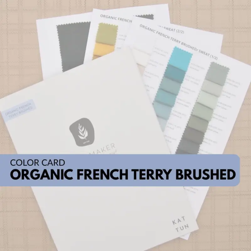 Bestpreis COLOR CARD ORGANIC FRENCH TERRY BRUSHED VERSION 12/25