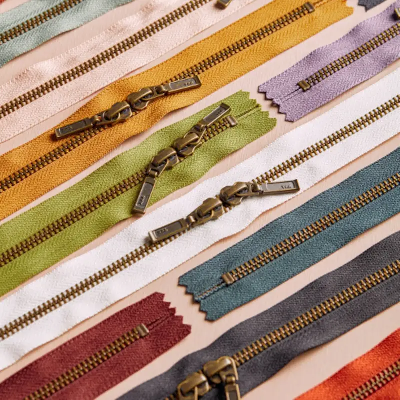 Sonderangebot ZIPPER BRASS DOUBLE SLIDER