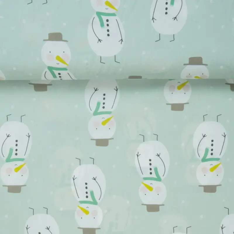 Knallerangebot POPLIN SCHNEEMÄNNLEIN