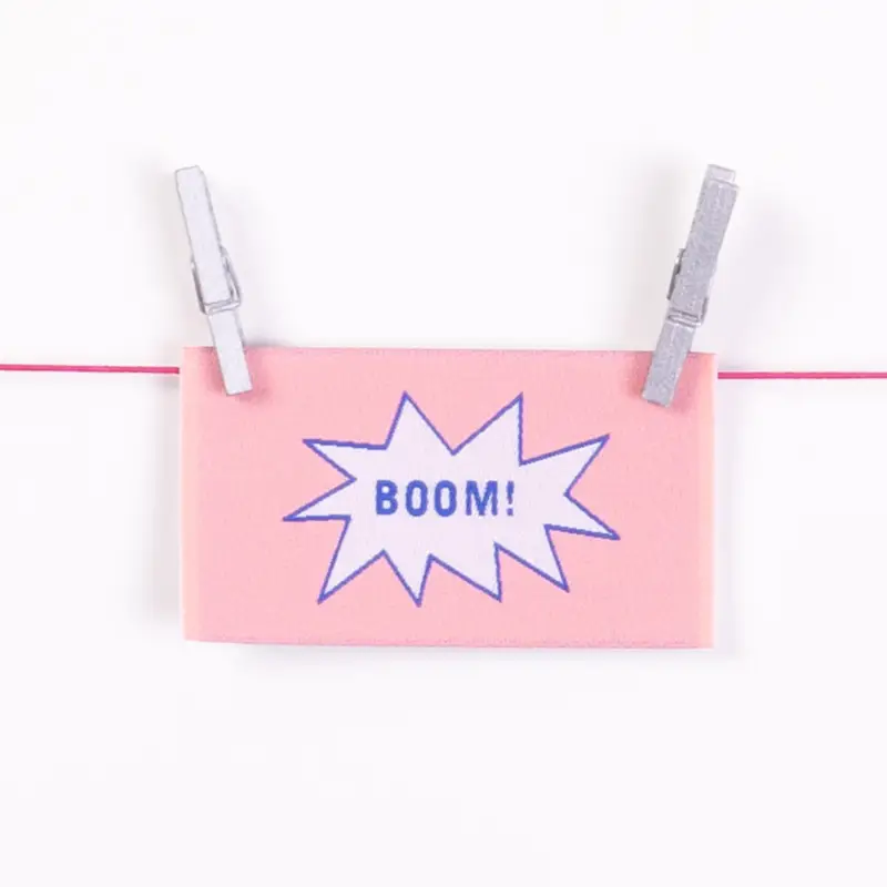 IRON ON PATCH BOOM ROSE Super-Preis