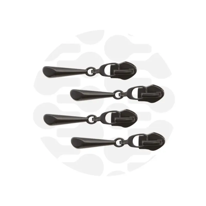 METALLIC SLIDER FOR ZIPPER DROP BLACK Angebot