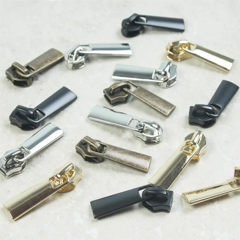 METALLIC SLIDER FOR ZIPPER CLASSIC Neu Im Sortiment