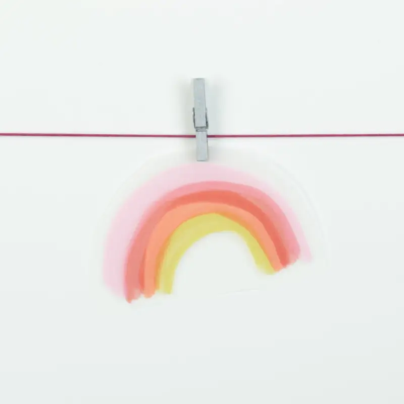 Beliebt BÜGELBILD REGENBOGEN GROSS