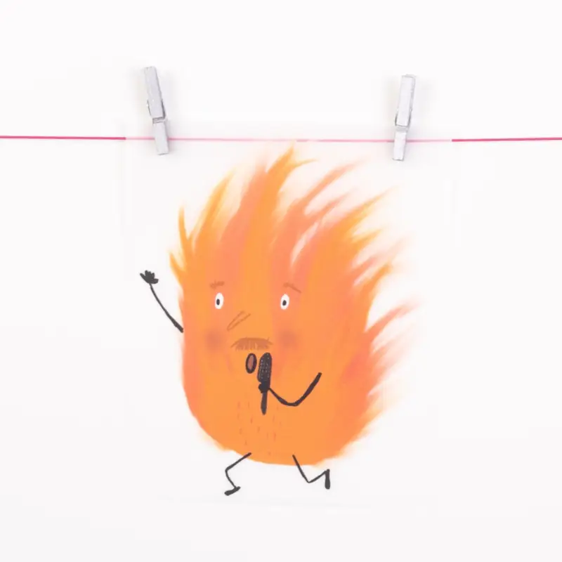 BÜGELBILD FREDDY FLAMME Neu Im Sortiment