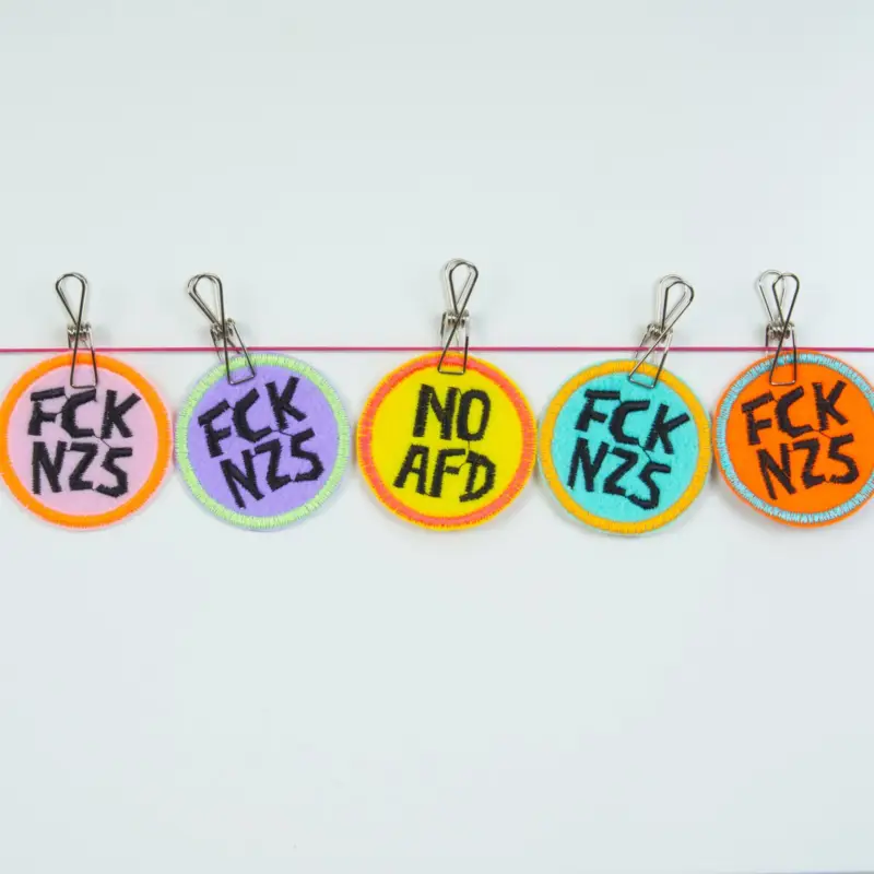 Günstig EMBROIDERED PATCH SET FCK NZS/NO AFD (5pcs.)