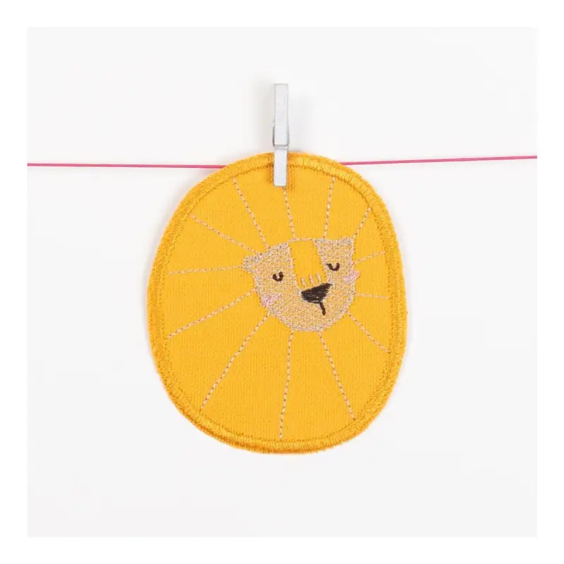 Solange Der Vorrat Reicht EMBROIDERED KNEE PATCH LÖWE