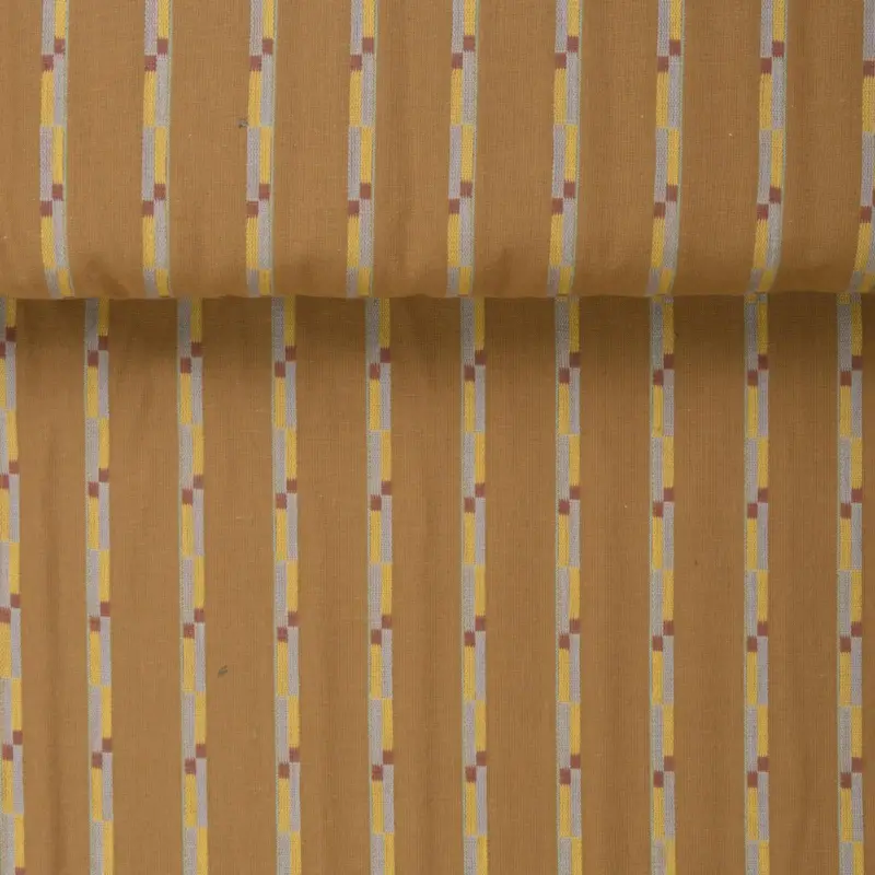 JACUQARD TRACK STRIPE UMBER Billig