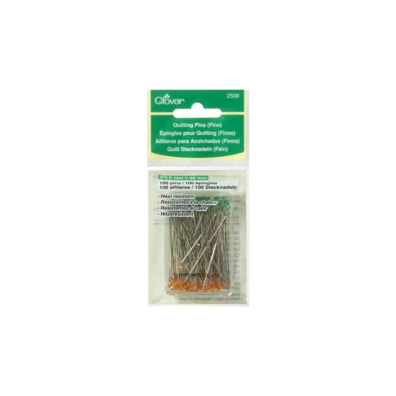 QUILT PINS FINE GLASHEAD (100 pcs) Neu Im Sortiment