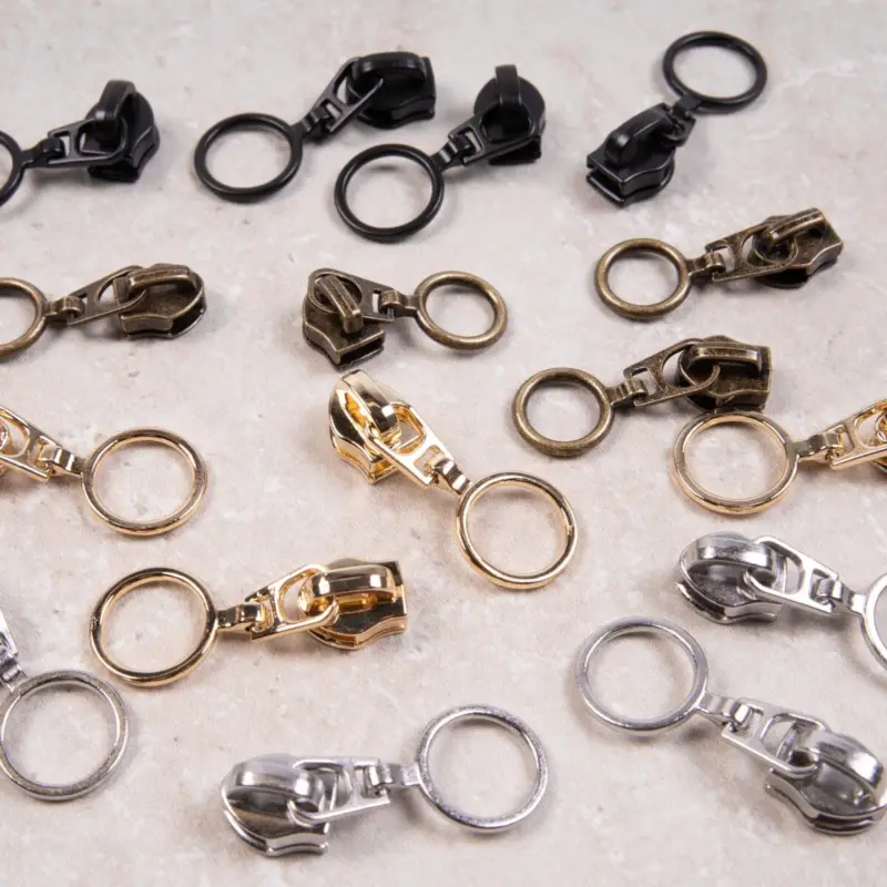 Versand Am Gleichen Tag METALLIC SLIDER FOR ZIPPER LOOP