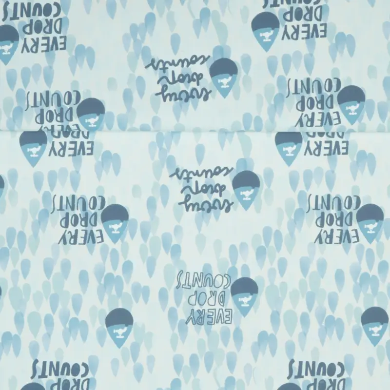 Markenware RAINCOAT DROPS sky