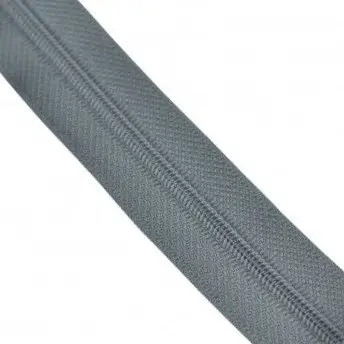 Endlosreißverschluss * 3mm Spirale * grau (ohne Zipper, separat bestellbar) Mega-Angebot