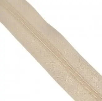 Solange Der Vorrat Reicht Endlosreißverschluss * 3mm Spirale * sand (ohne Zipper, separat bestellbar)