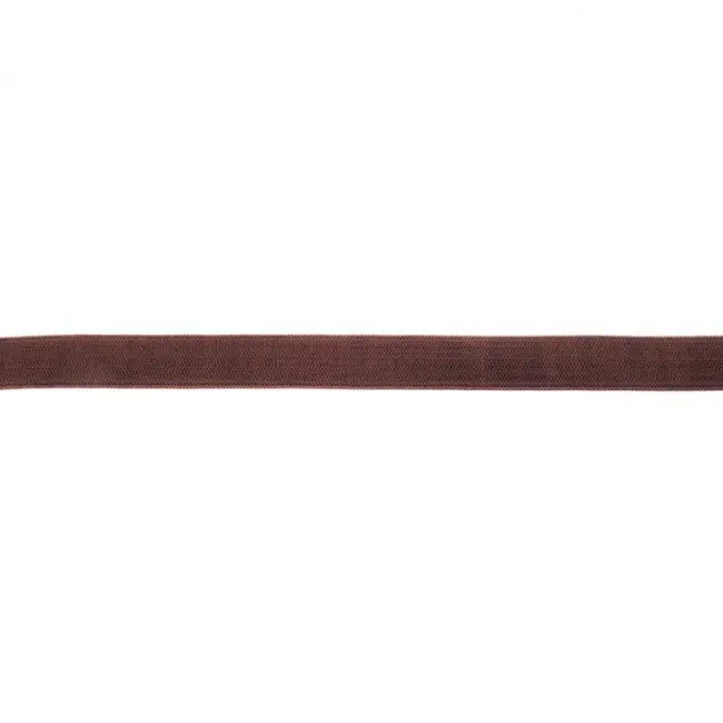 Billig Gummiband * 10mm * 2 Meter Rolle * dunkelbraun