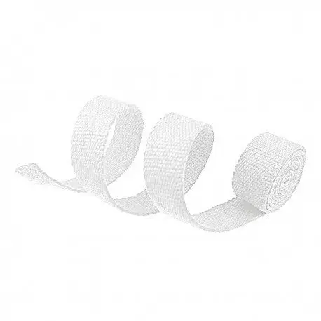 Heißes Angebot Gurtband * 100% Baumwolle * 40mm * weiß