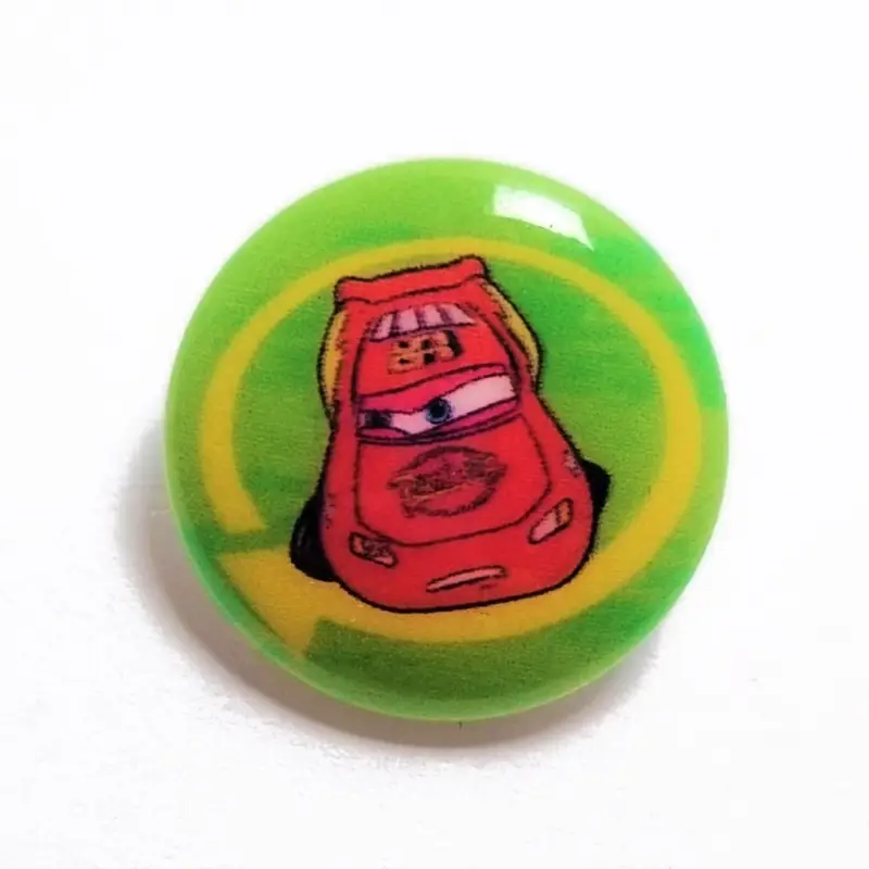 Günstig Kunststoffknopf * Disney * Cars * McQueen * 15mm