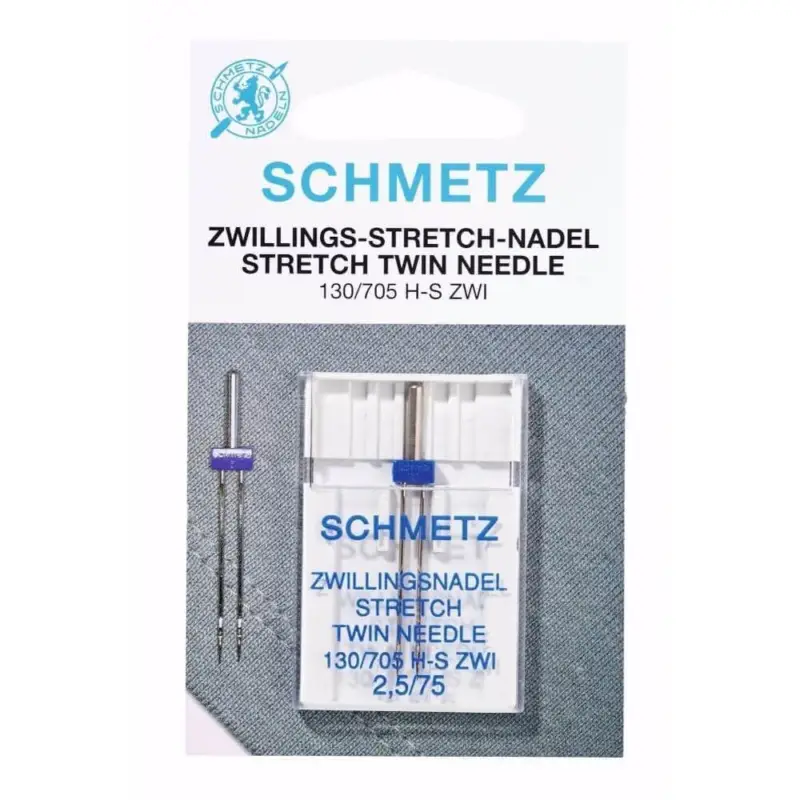 Rabatt Nähmaschinennadeln * Schmetz "Zwillingsnadel Stretch" 130/705 * 75/2,5mm