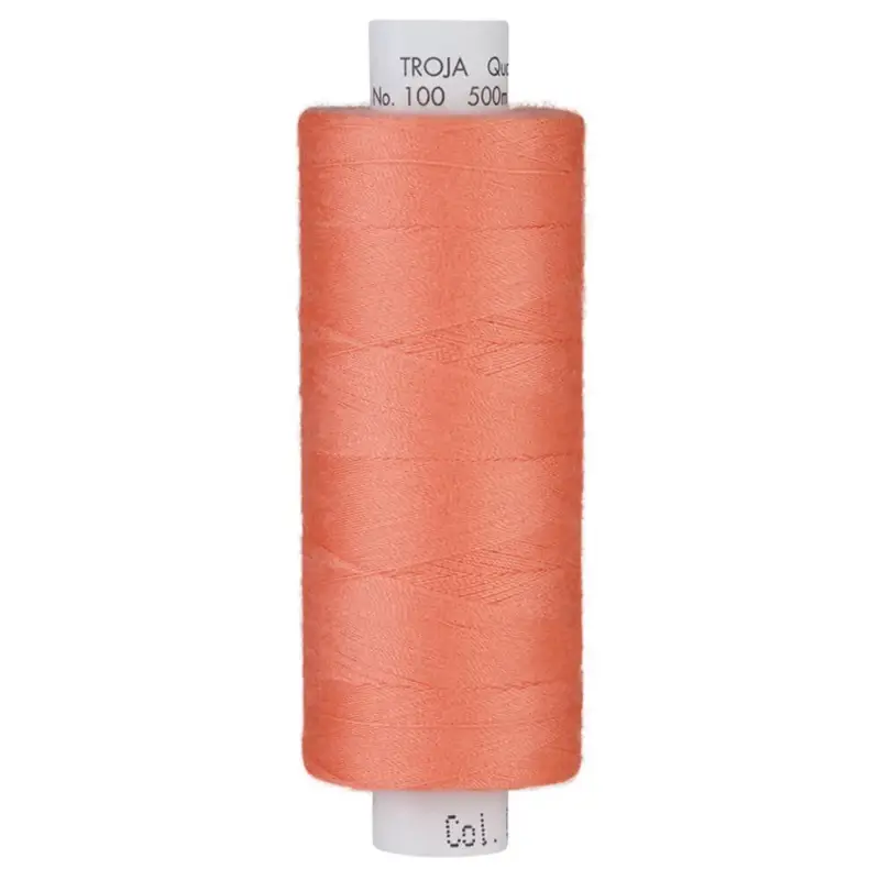 Amann Troja No. 100 Garn 500m lachs (0135) Schneller Versand