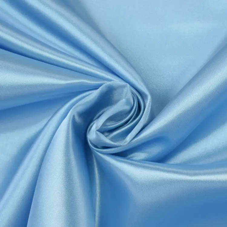 Nur Für Kurze Zeit Satinstoff hellblau