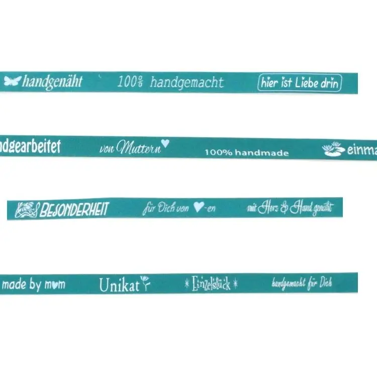Webband Unikat / handgemacht, türkis Schnäppchen