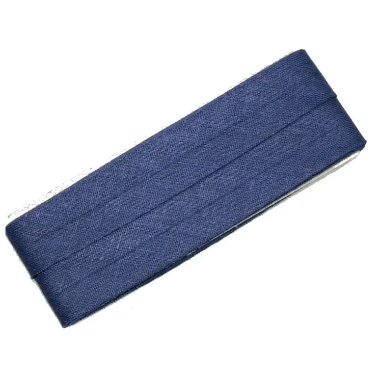 Top-Seller 5 m Baumwollschrägband marineblau (210)