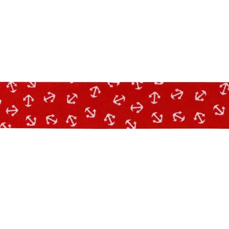 Bestseller Schrägband Anker,20 mm, rot