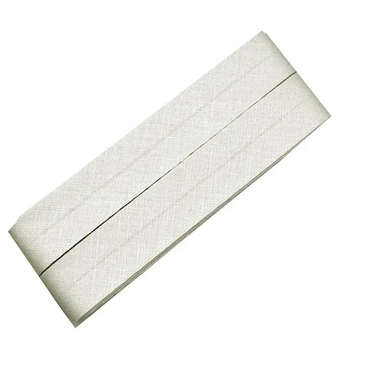 Heißes Angebot 5 m Baumwollschrägband natur (089)