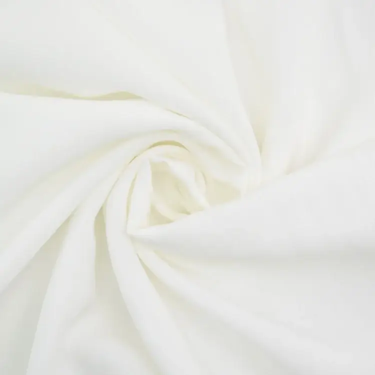 Knallerangebot Viskose Voile uni wollweiß