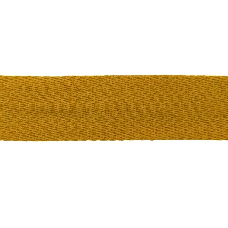 Knallerangebot Baumwoll-Gurtband uni senfgelb 38 mm
