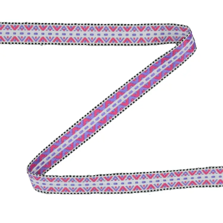 Sonderangebot Webband Boho 13 mm, pink