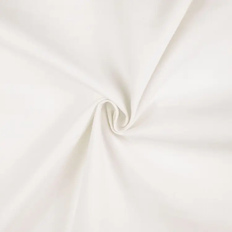 Dekostoff Canvas Stoff uni weiß Preiswert