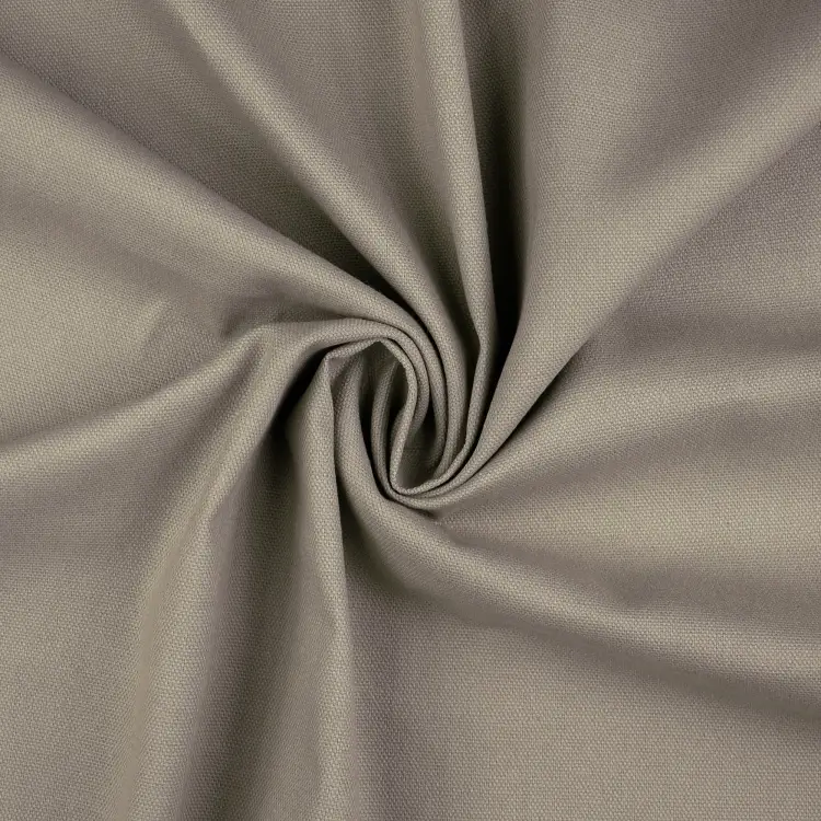Sofort Bestellen Dekostoff Canvas Stoff uni, graubeige