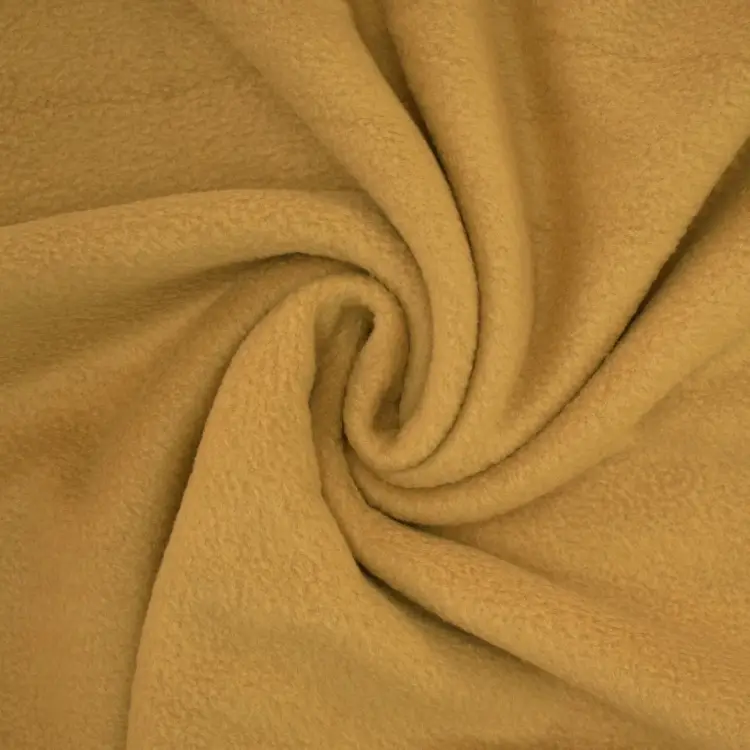 Ausverkauf Fleece Antipilling ocker