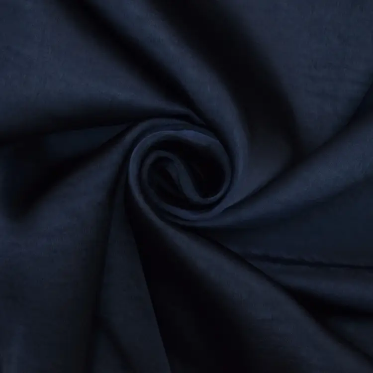 Stretch Satin Uni, dunkelblau Preis Gesenkt