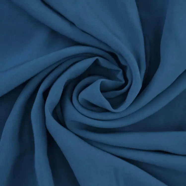 Viskose Voile uni tintenblau Versand Am Gleichen Tag