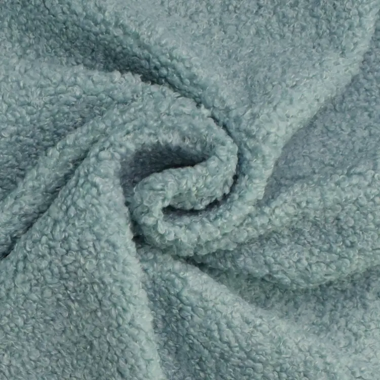 Feinstrick Bouclé uni, hellblau Sofort Bestellen