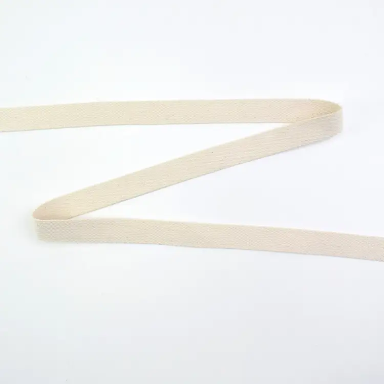 Sonderangebot Baumwollgurtband uni natur 25 mm