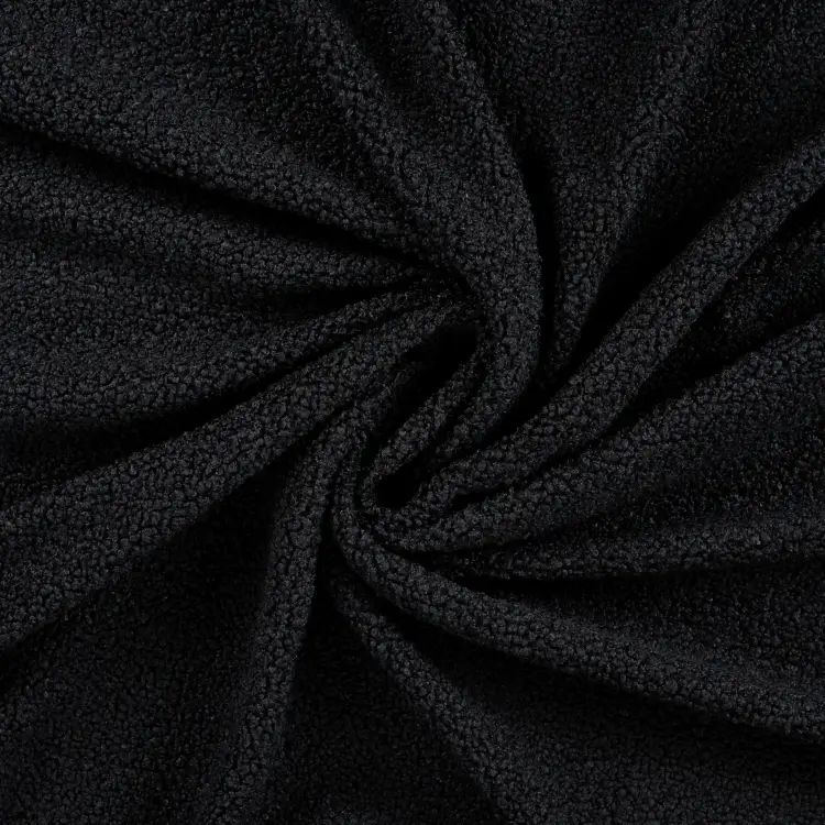 Teddyplüsch Cloudy, schwarz Neu Im Sortiment