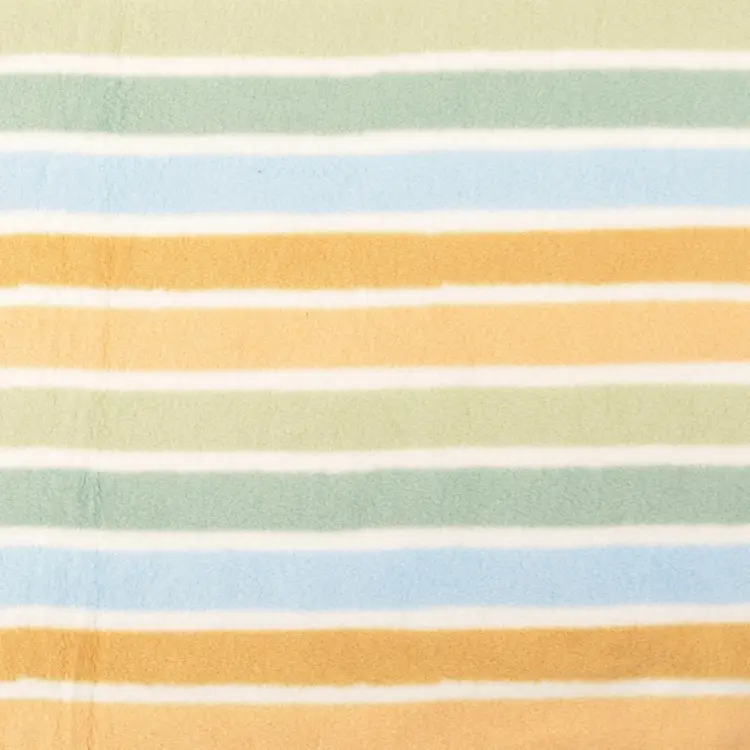 Fleece Antipilling Stripes, wollweiss - grün Garantierte Lieferung