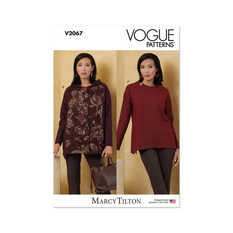 Kracherpreis Schnittmuster Vogue Damentop/Jacke V2067 Gr. 32-50