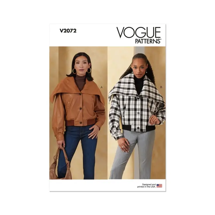 Online Kaufen Schnittmuster Vogue Damen Jacke V2072 Gr. 32-50