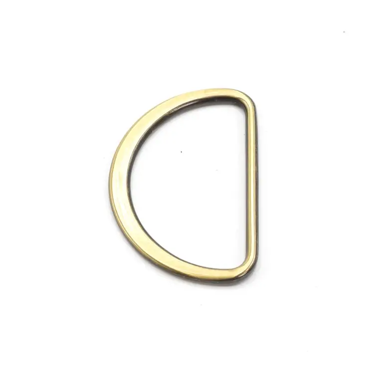 Beliebt D-Ring 50 mm, altgold