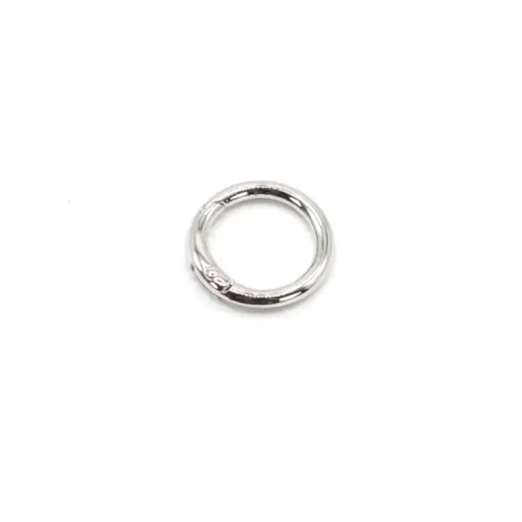 Zertifiziert Taschenring 20mm silberfarbig