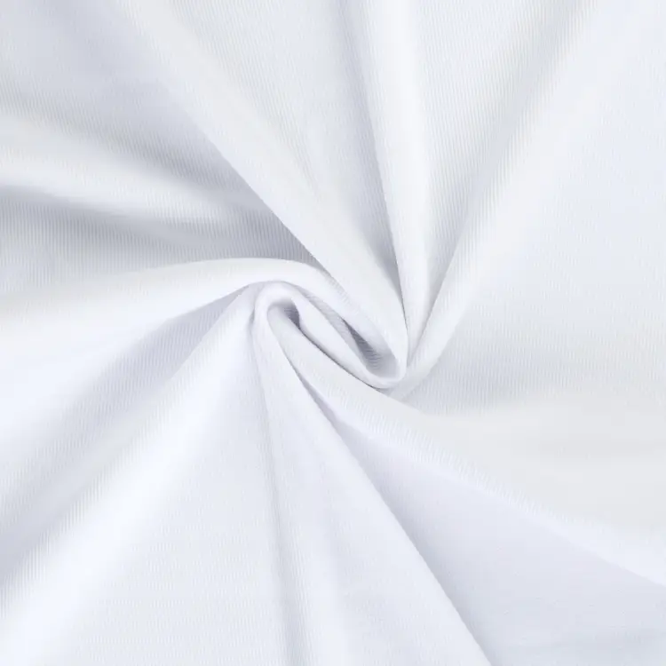 Feinrippbündchen 45 cm, weiß Abverkauf