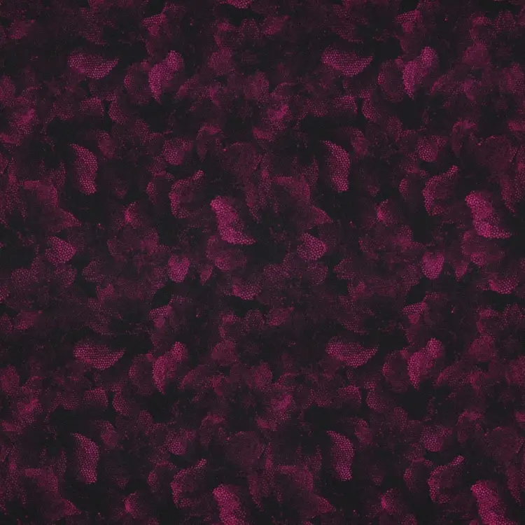 Sonderangebot Viskose Stretch Dotted Flowers, schwarz