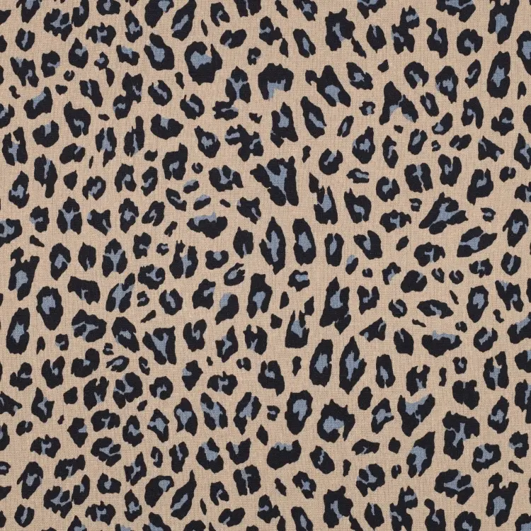 Viskose Leinen Leo, beige Preisknaller